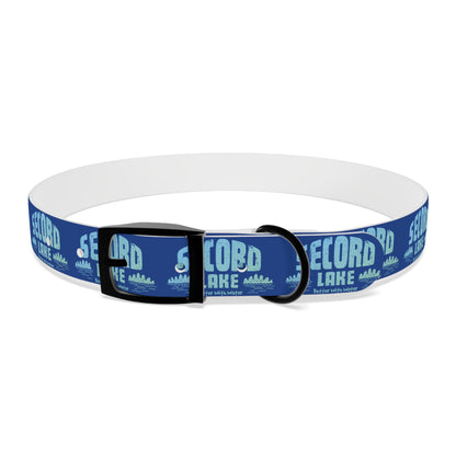 "Secord Lake, Better With Water" Dog Collar