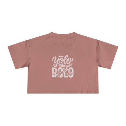 "YOLO DOLO" Women's Crop Tee