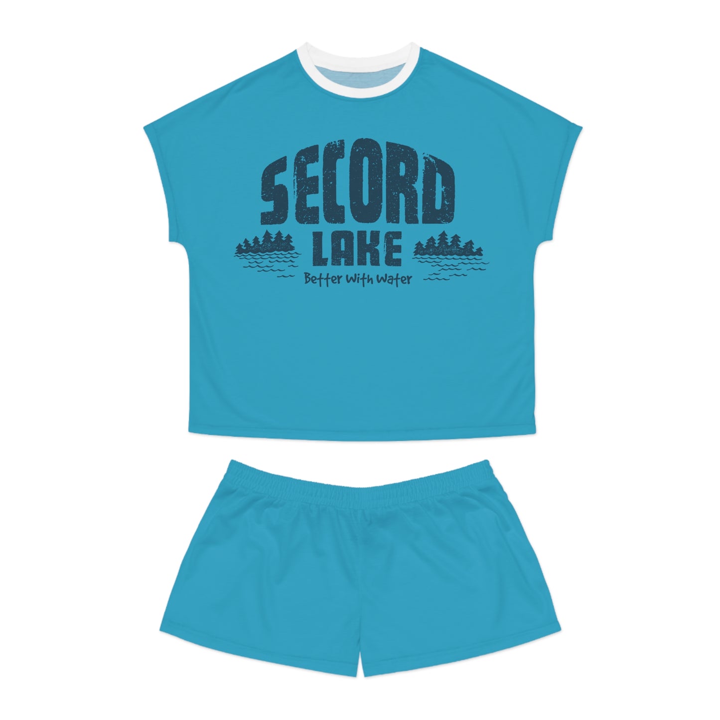 "Secord Lake, Better With Water" Pajama Set