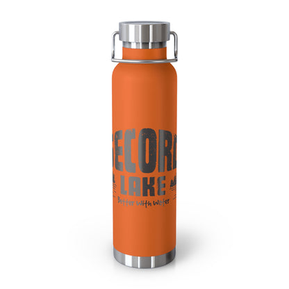 "Secord Lake, Better with Water" 22oz Insulated Water Bottle