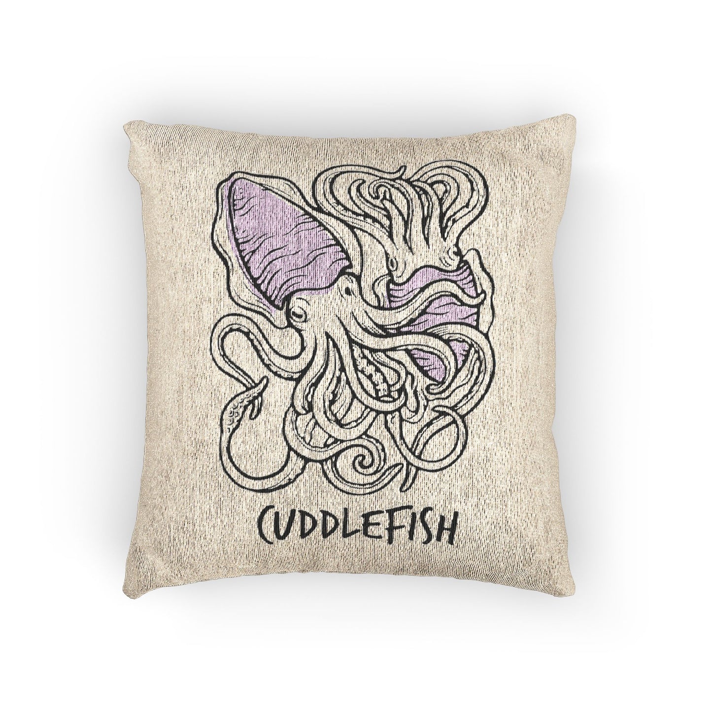 "Cuttlefish" Woven Pillow