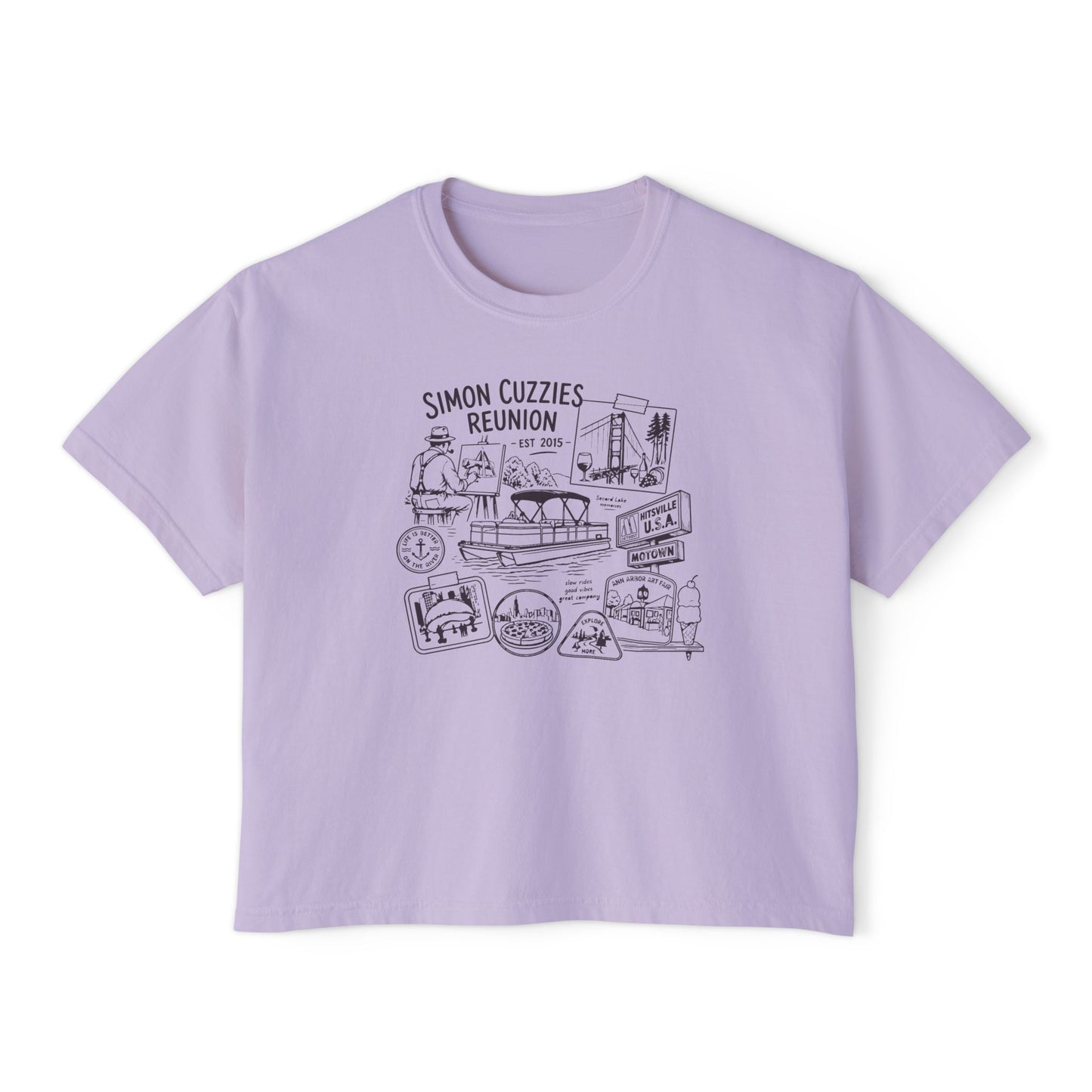 "Cuzzies Reunion" Boxy Tee