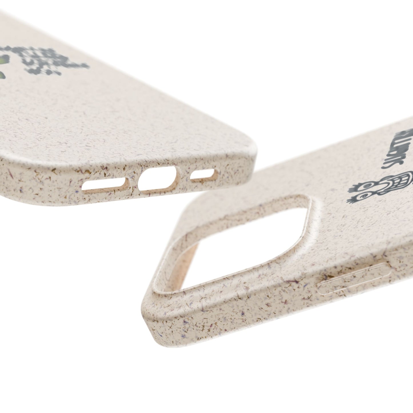 "Slightly Titled, Totally You"  —  Biodegradable Phone Case