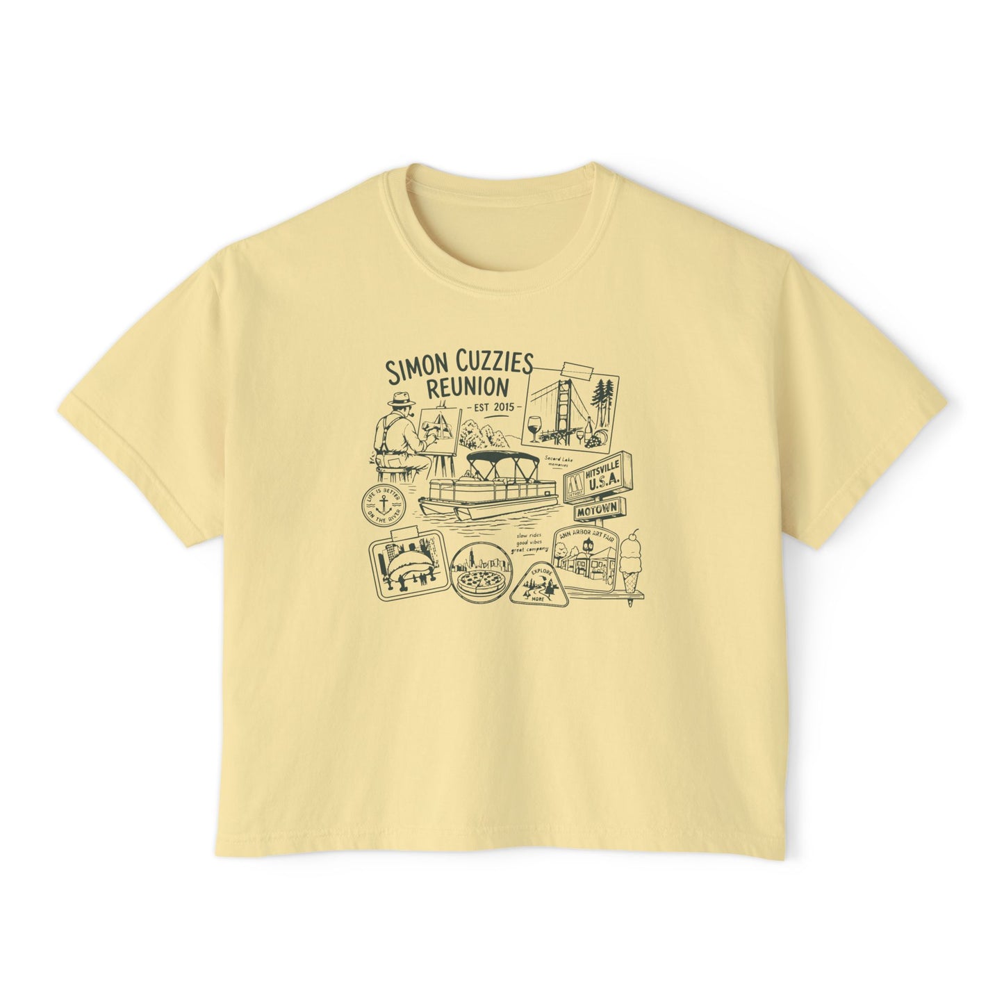 "Cuzzies Reunion" Boxy Tee