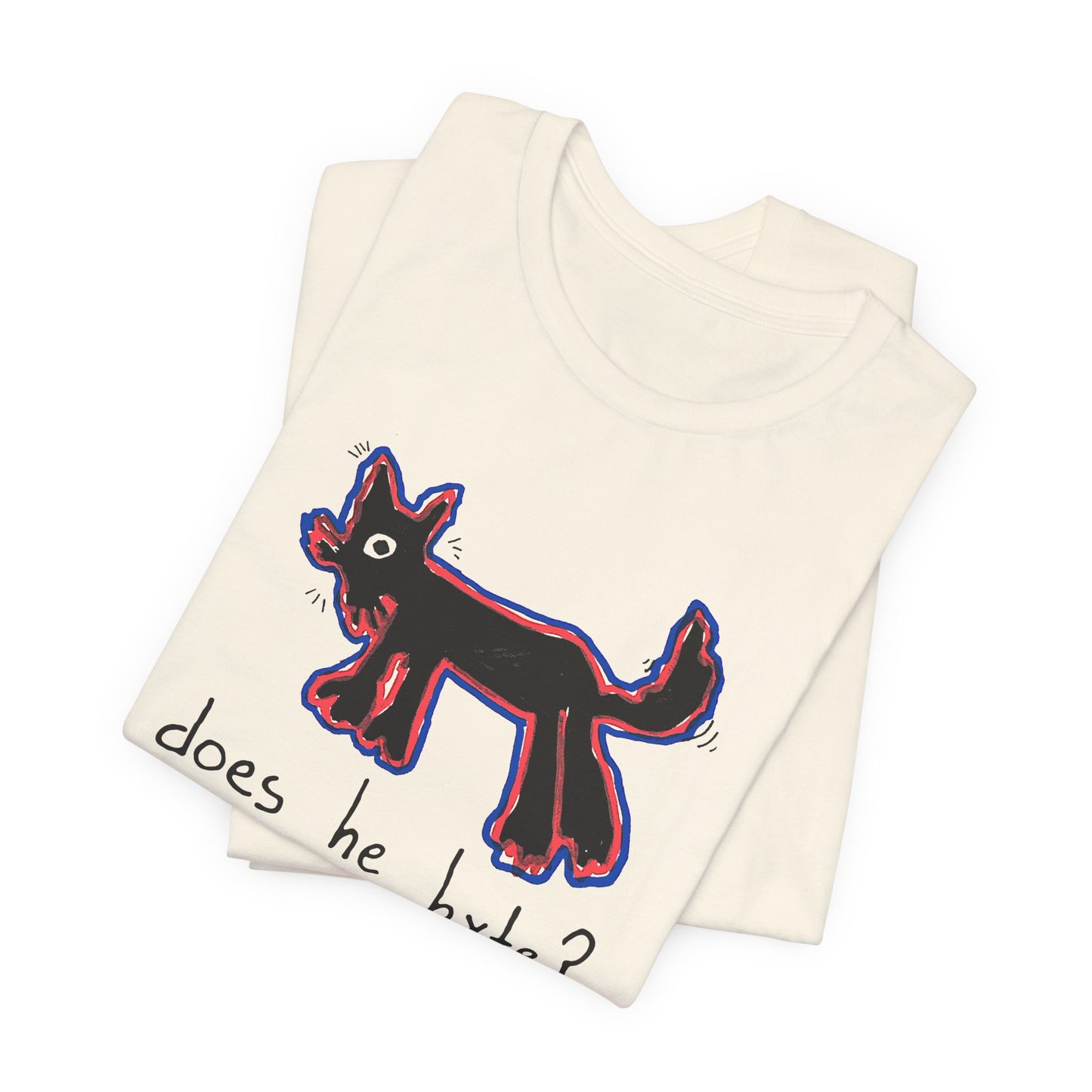 “Does He Byte?”  — Graphic Tee
