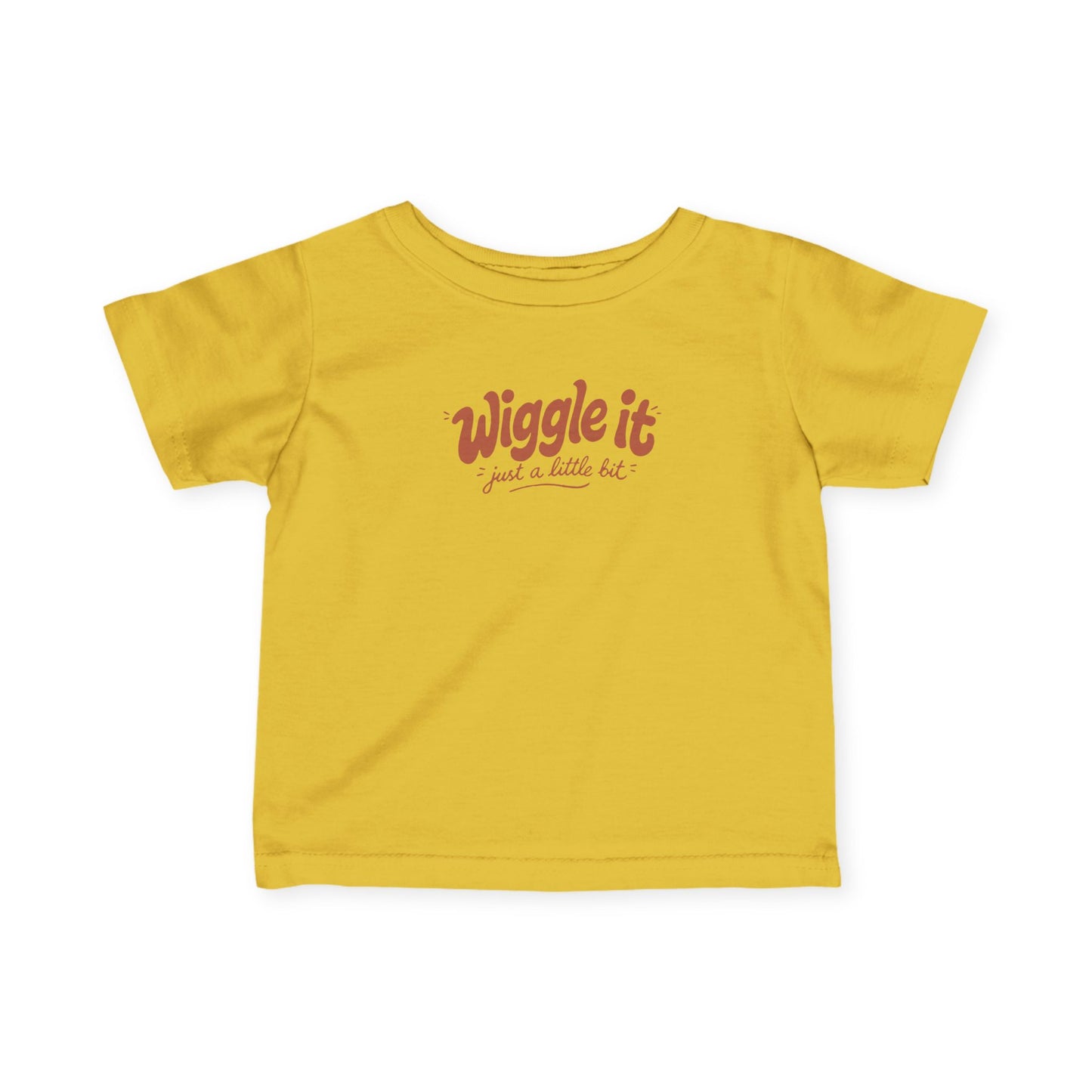 "Wiggle It, Just a Little Bit" Cute Baby Graphic Shirt