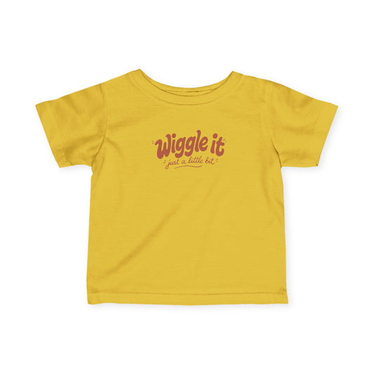 "Wiggle It, Just a Little Bit" Cute Baby Graphic Shirt