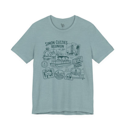 "Cuzzie Reunion" Unisex Jersey Short Sleeve Tee