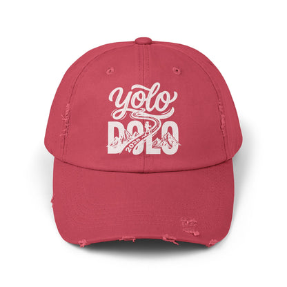 YOLO DOLO – Distressed Baseball Cap