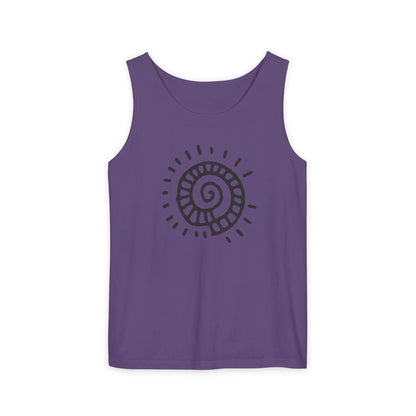 "Spiral Sun"  —  Boho Tank Top