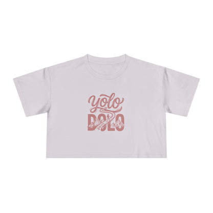 "YOLO DOLO" Women's Crop Tee