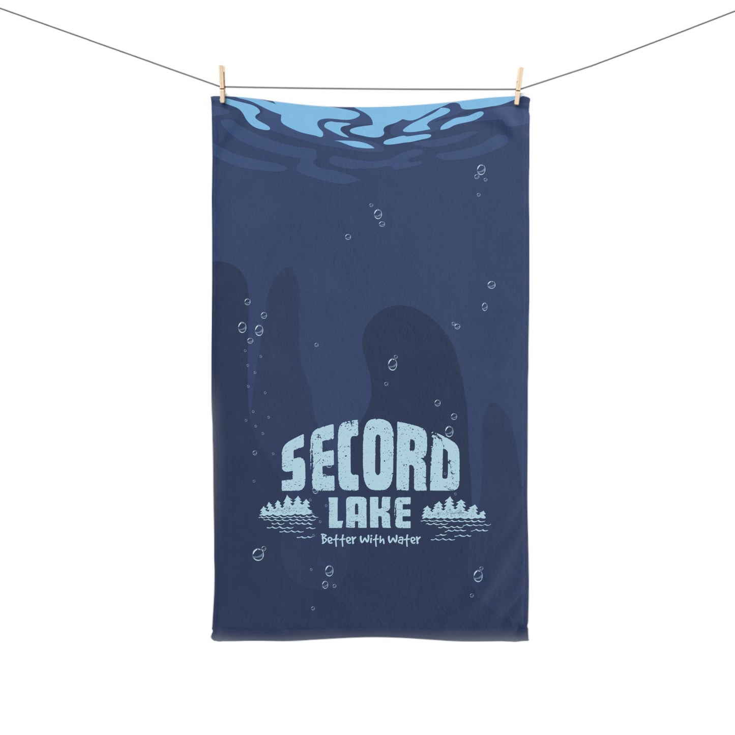 "Second Lake" Hand Towel