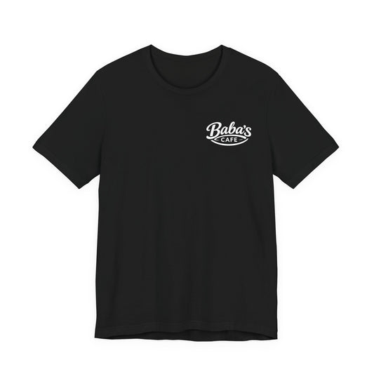 Baba's Cafe Logo T-Shirt — Vintage Diner Coffee Tee
