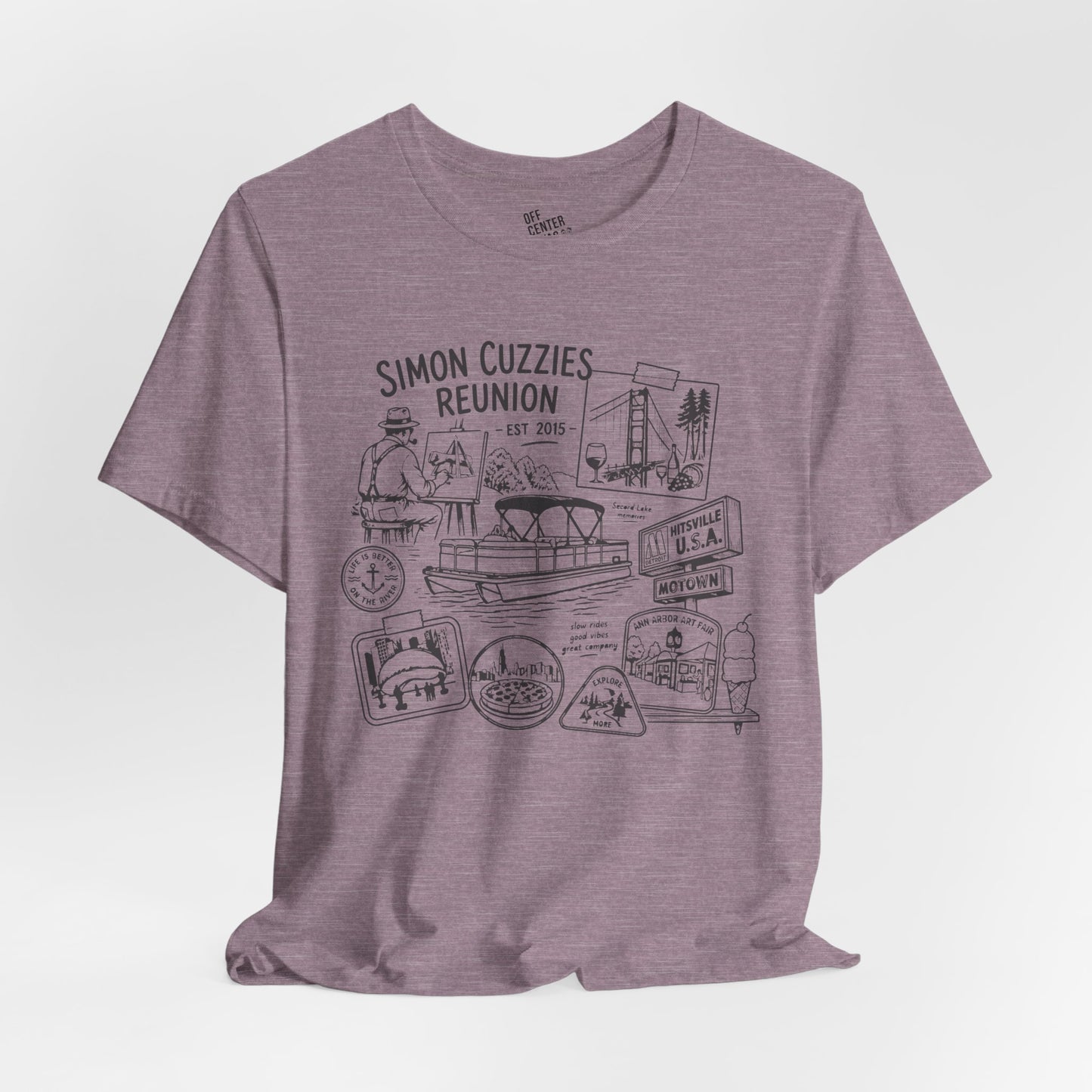 "Cuzzie Reunion" Unisex Jersey Short Sleeve Tee