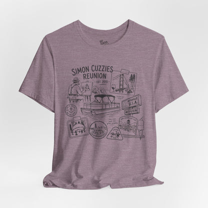"Cuzzie Reunion" Unisex Jersey Short Sleeve Tee