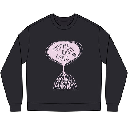 "Hope & Wish & Love" Bella + Canava Long Sleeve Tee