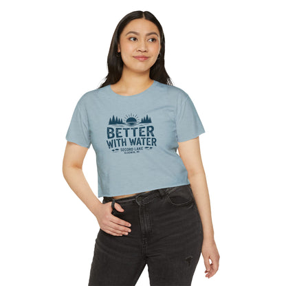 "Better With Water" Crop Top