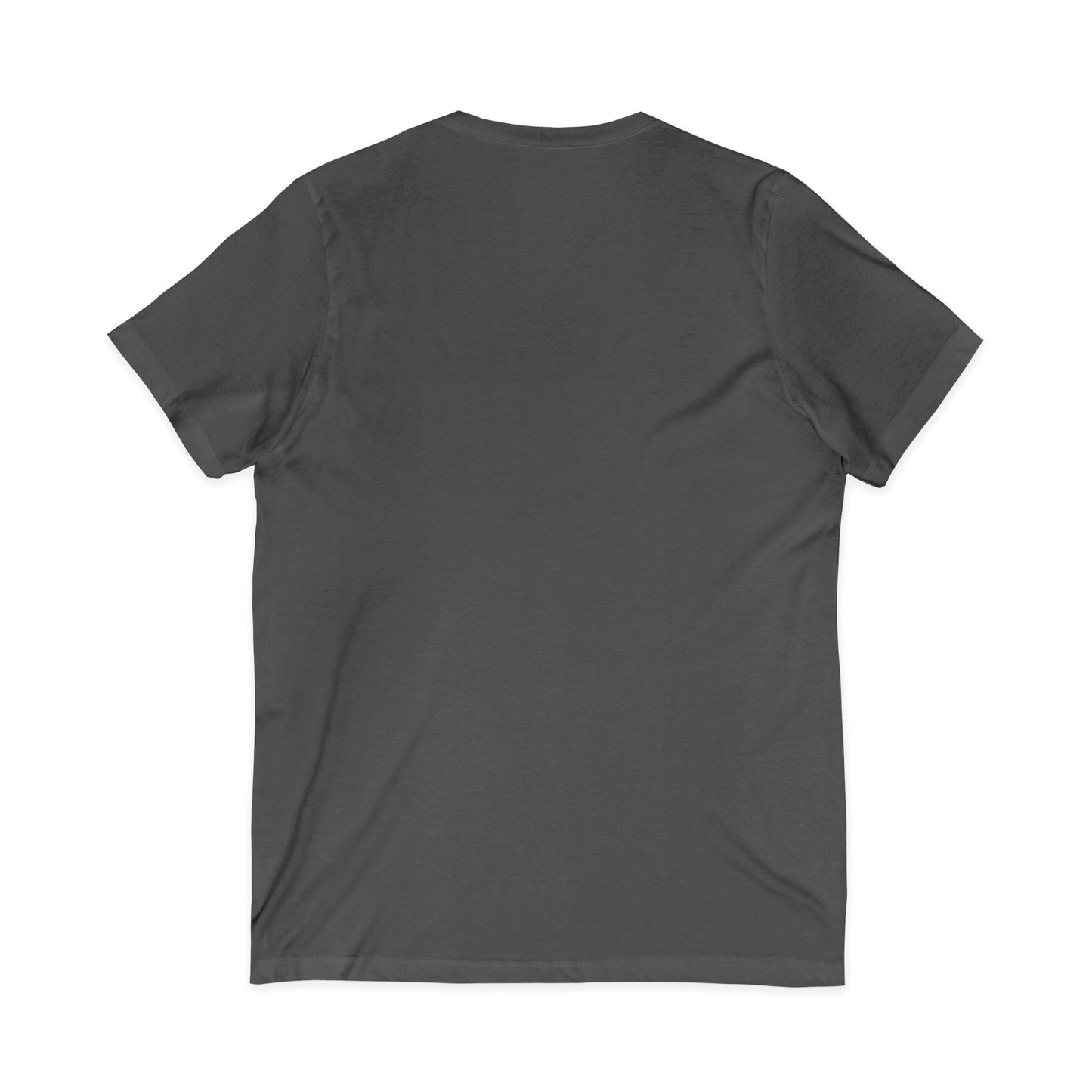 Off Centered Unisex Jersey Short Sleeve V-Neck Tee (pl)