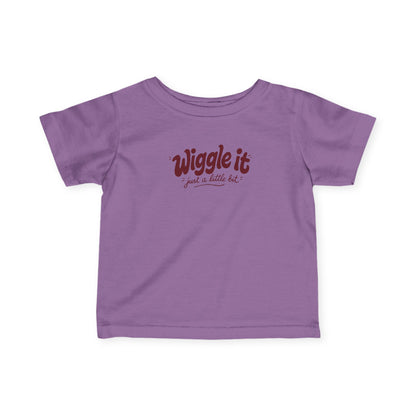 "Wiggle It, Just a Little Bit" Cute Baby Graphic Shirt