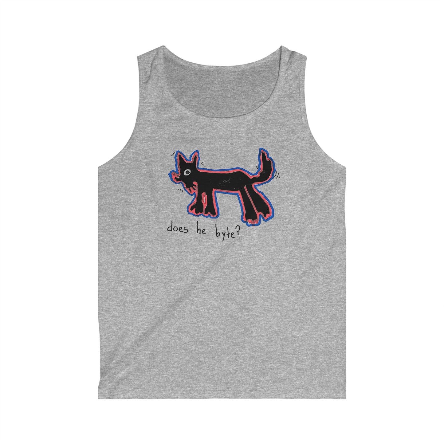 "Does He Byte?"  — Tank Top