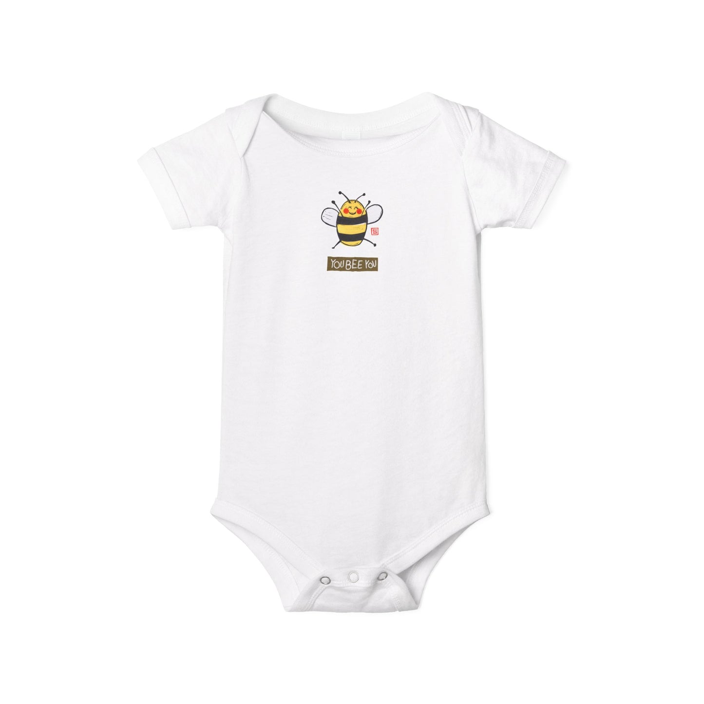 "You Bee You" Graphic Baby Onesie | Bella+Canvas Bodysuit | Self Acceptance Baby Gift