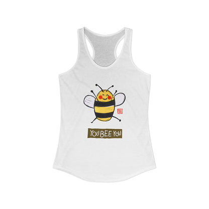 Authenticity Graphic Tank | "You Bee You" Racerback | Self-Acceptance Gift for Her