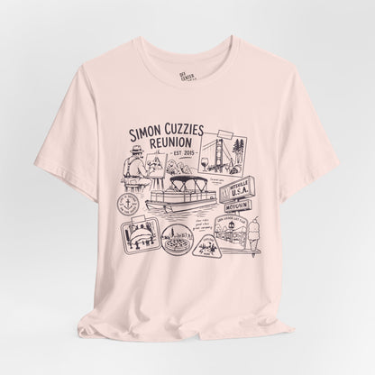 "Cuzzie Reunion" Unisex Jersey Short Sleeve Tee