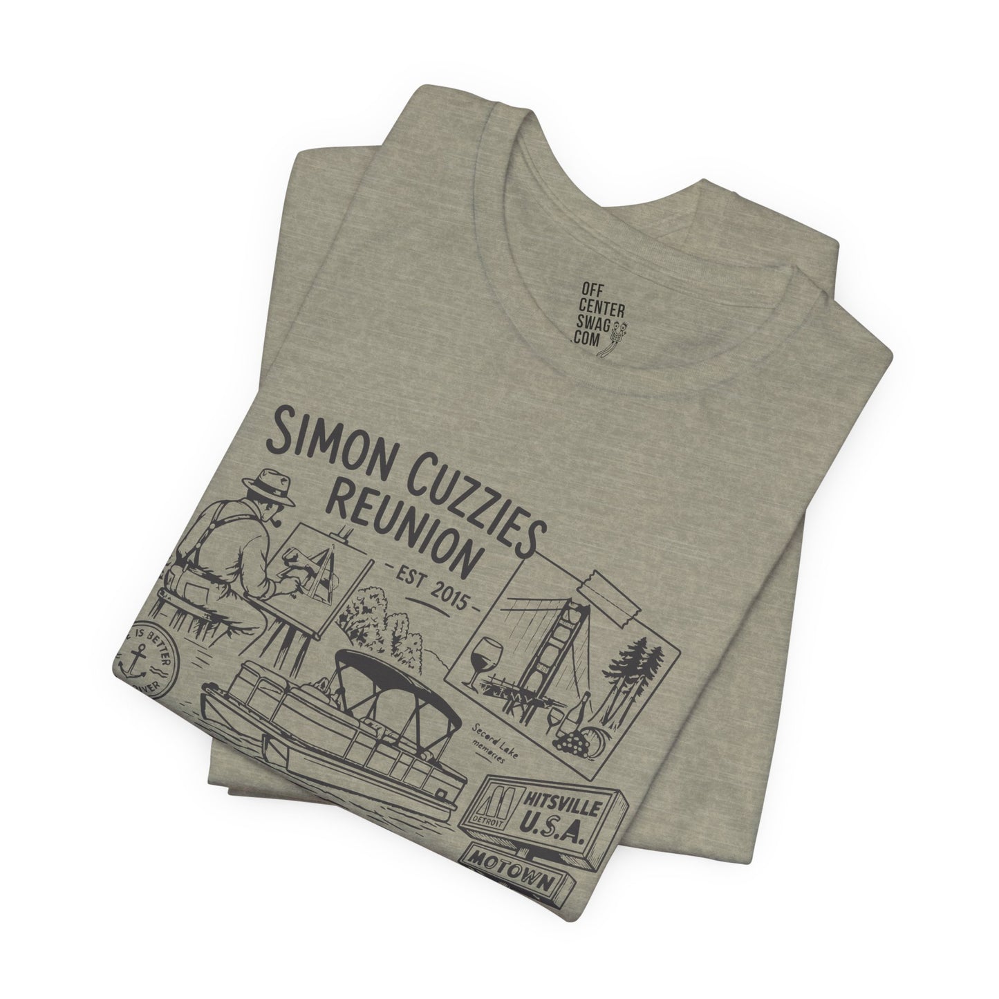 "Cuzzie Reunion" Unisex Jersey Short Sleeve Tee