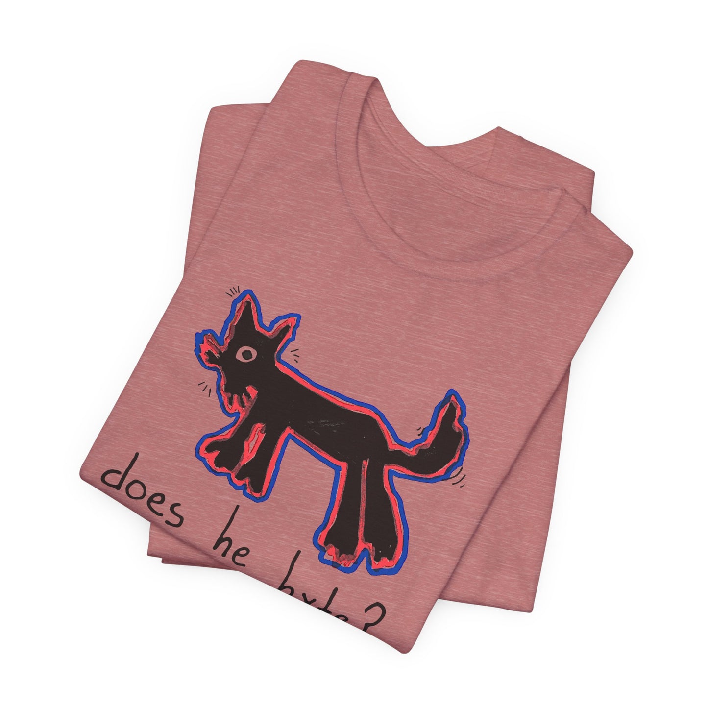 “Does He Byte?”  — Graphic Tee