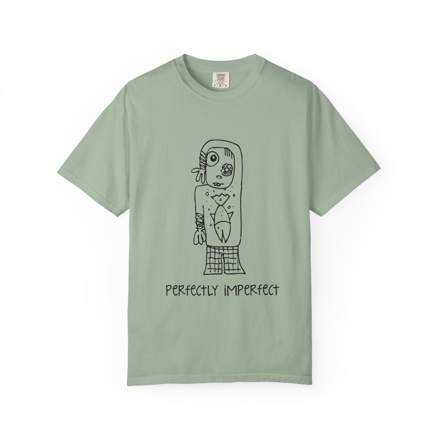 Perfectly Imperfect T-Shirt — Hand-Drawn Self-Love Graphic Tee
