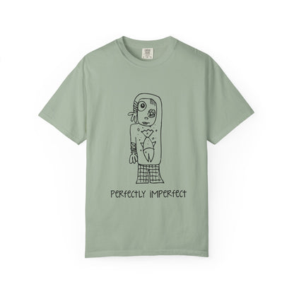 Perfectly Imperfect T-Shirt — Hand-Drawn Self-Love Graphic Tee