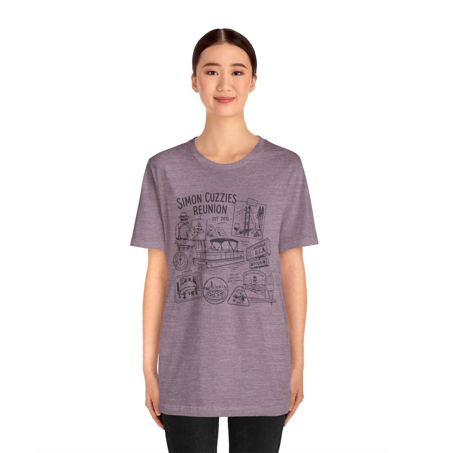 "Cuzzie Reunion" Unisex Jersey Short Sleeve Tee