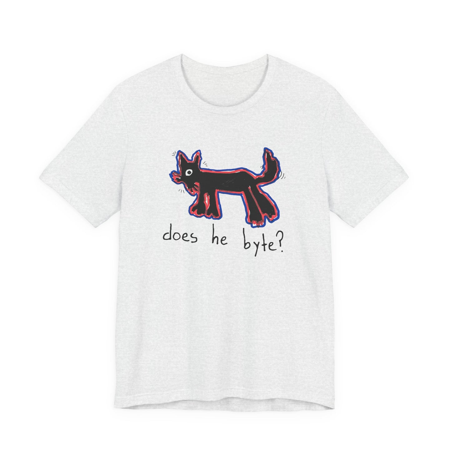 “Does He Byte?”  — Graphic Tee