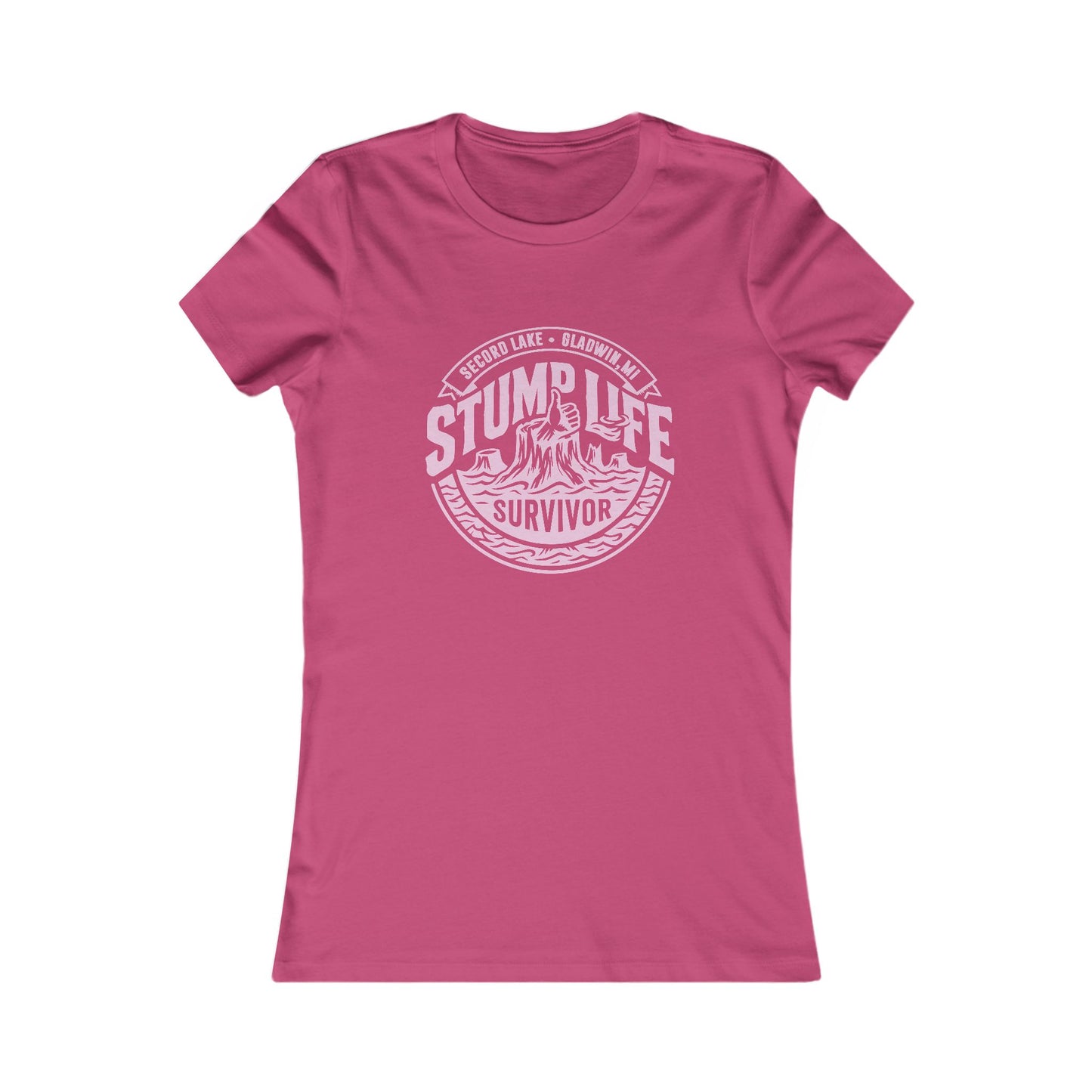 "Stump Life Survivor, Secord Lake"  – Women's Tee