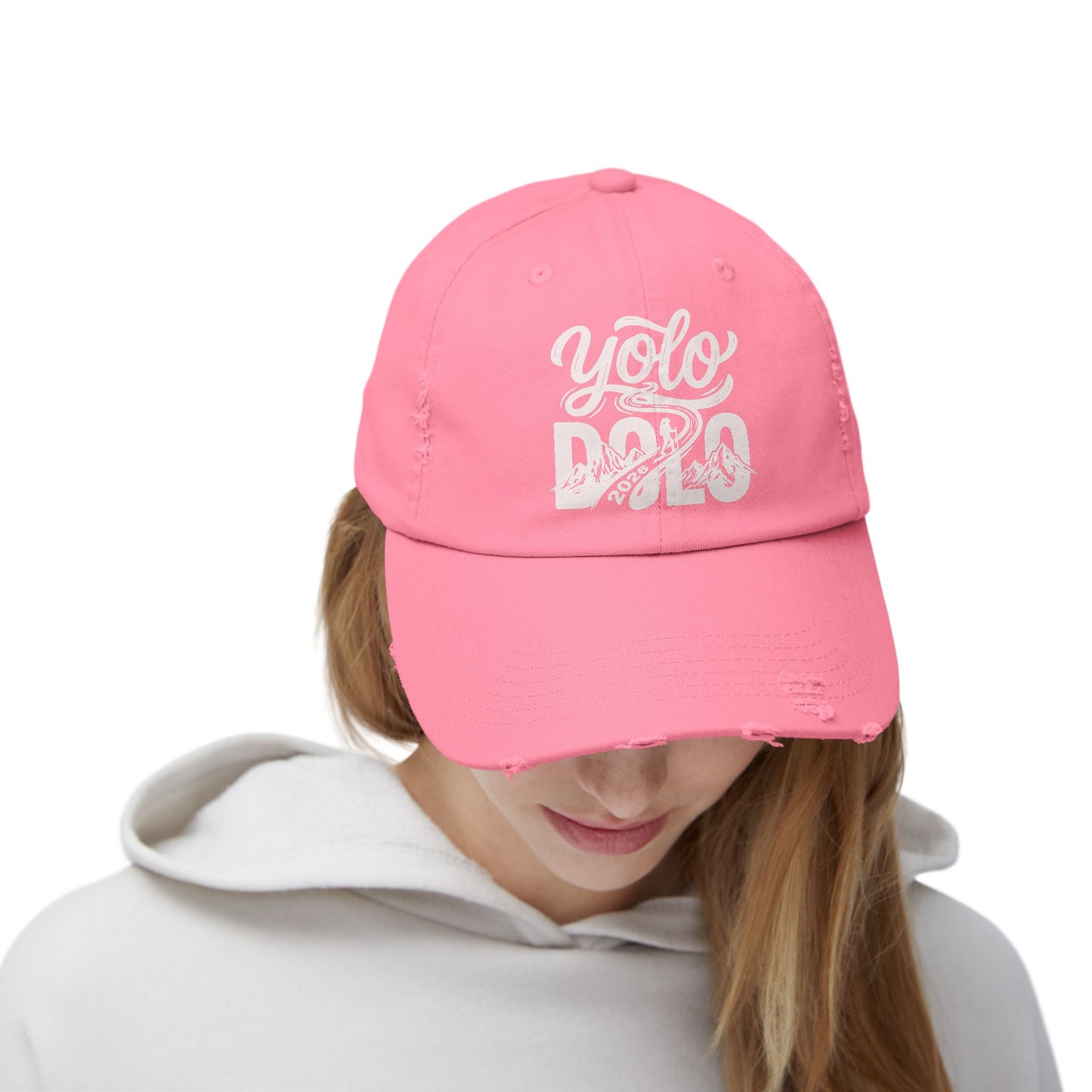 YOLO DOLO – Distressed Baseball Cap