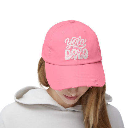 YOLO DOLO – Distressed Baseball Cap