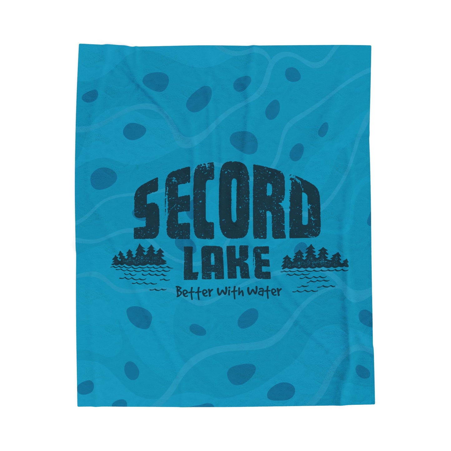 Second Lake Better With Water Cozy Plush Throw