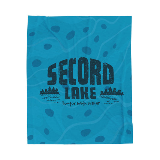 Second Lake Better With Water Cozy Plush Throw