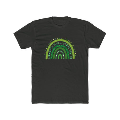 Lucky Men's Shamrock T-Shirt | Green Rainbow & Clover Graphic | St. Patrick's Day Apparel
