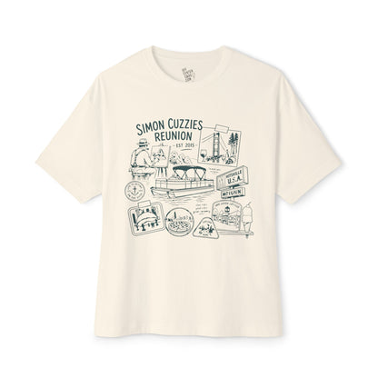 "Cuzzie Reunion" Unisex Oversized Boxy Tee