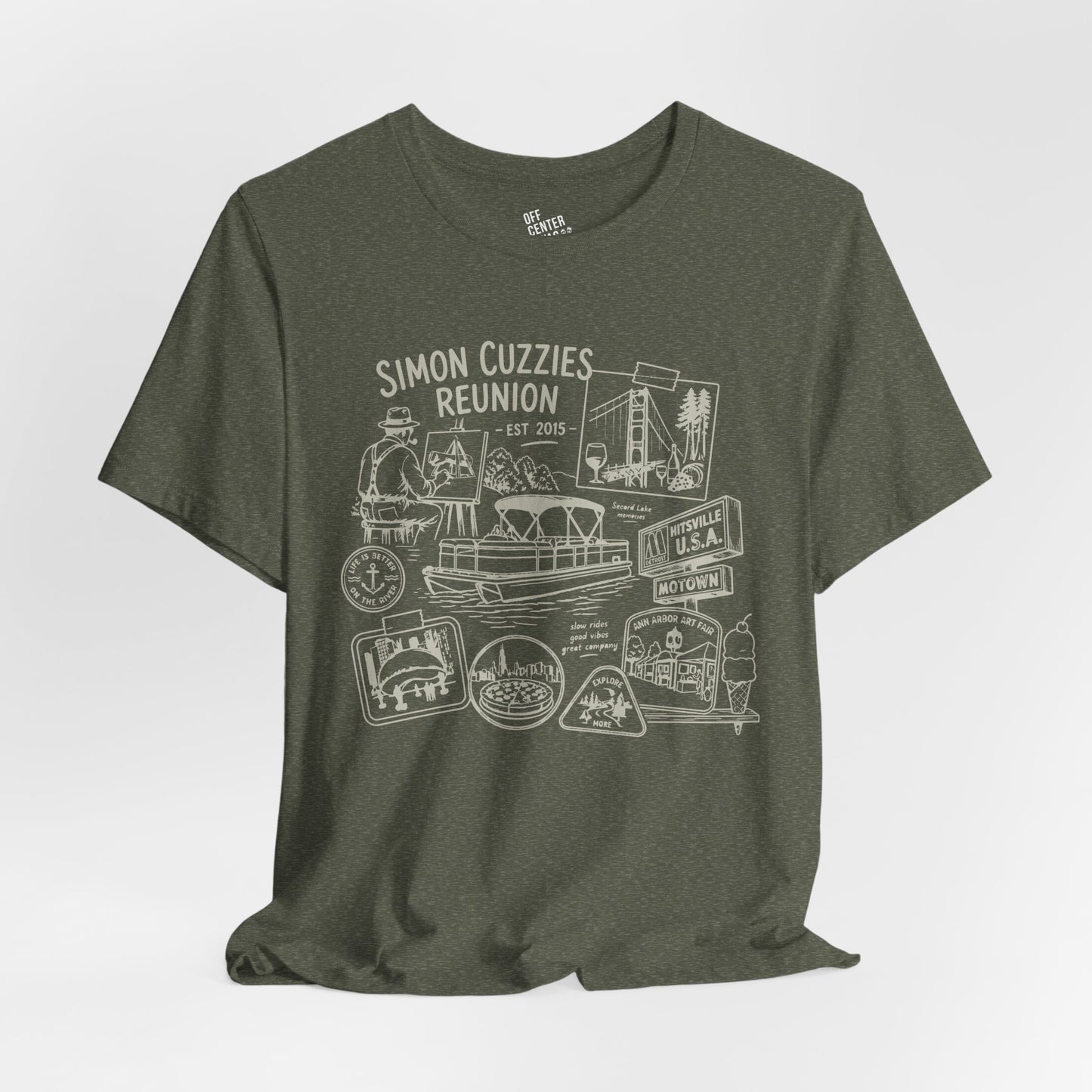 "Cuzzie Reunion" Unisex Jersey Short Sleeve Tee