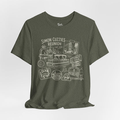 "Cuzzie Reunion" Unisex Jersey Short Sleeve Tee