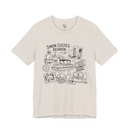 "Cuzzie Reunion" Unisex Jersey Short Sleeve Tee