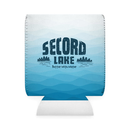 Secord Lake Better with Water Insulated Beer Can Koozie