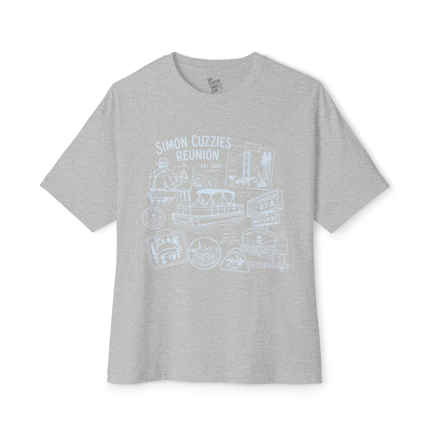 "Cuzzie Reunion" Unisex Oversized Boxy Tee