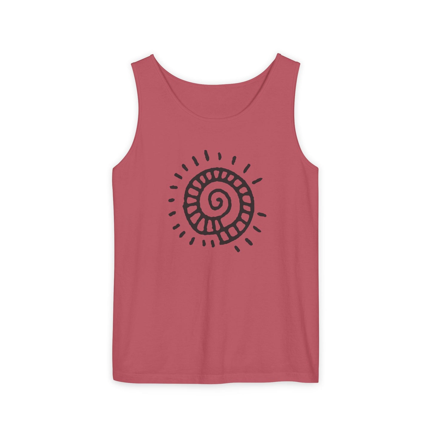 "Spiral Sun"  —  Boho Tank Top