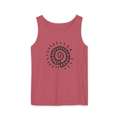 "Spiral Sun"  —  Boho Tank Top