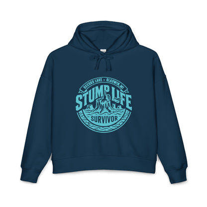 "Stump Life, Secord Lake" Survivor  — Women's Organic Hoodie