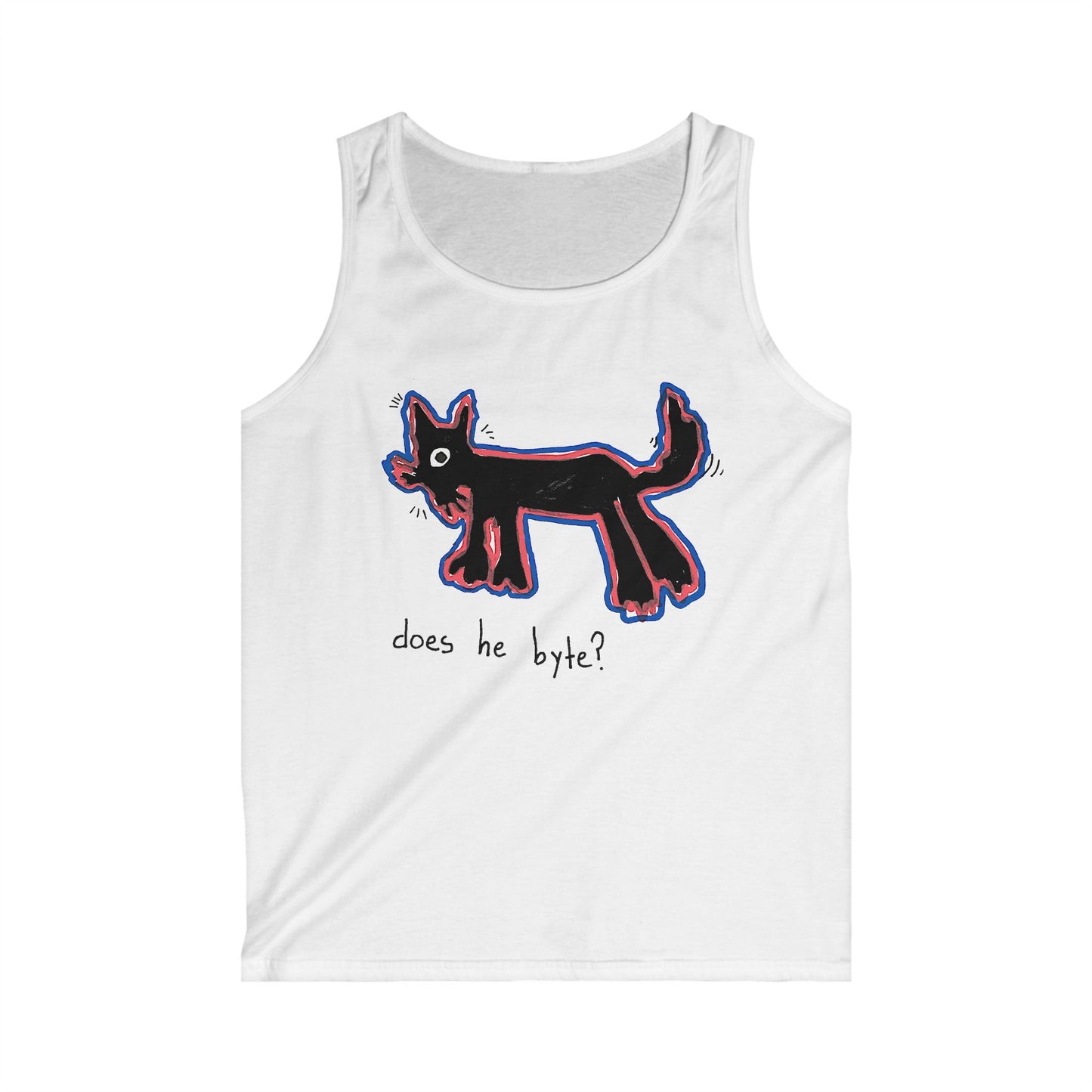 "Does He Byte?" Tank Top