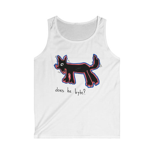 "Does He Byte?" Tank Top